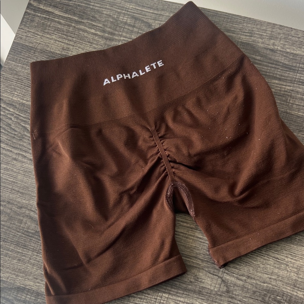 Alphalete Women's Chocolate Bike Shorts